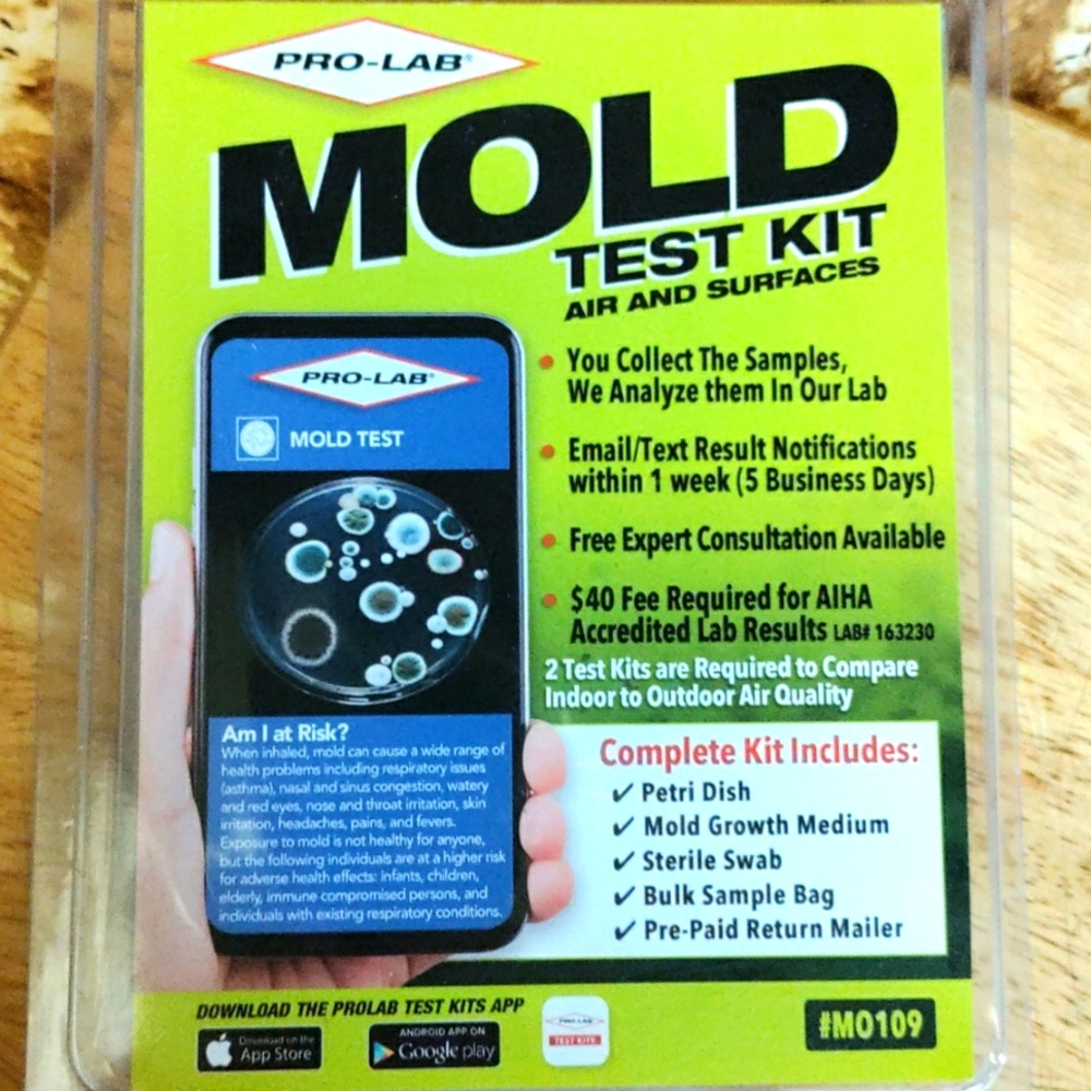 Mold text kit for homes